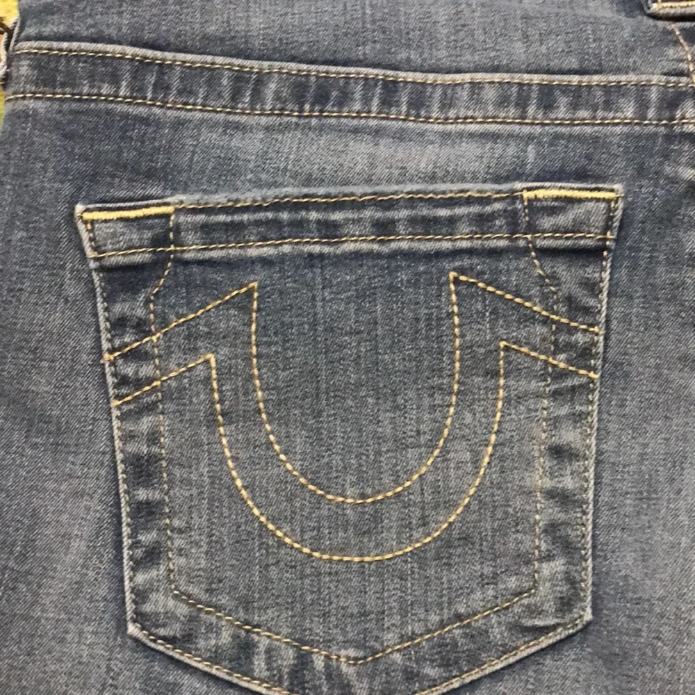 True Religion Mid rise skinny w32 Stella medium wash no flap NWT - Picture 7 of 16